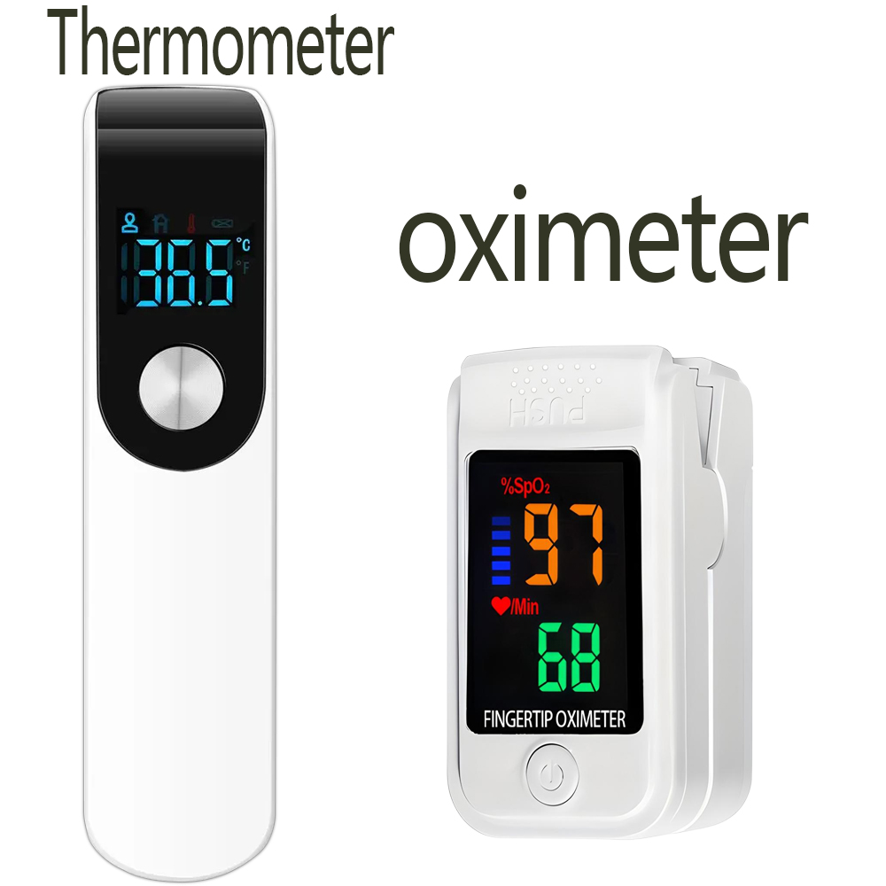 Pulse Oximeter - Termometr na podczerwień 2 w 1
