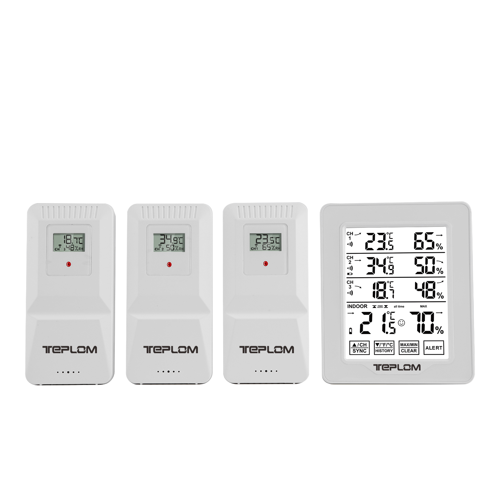 Thermometer Digital - Bezprzewodowy termometr i higrometr cyfrowy 3-w-1