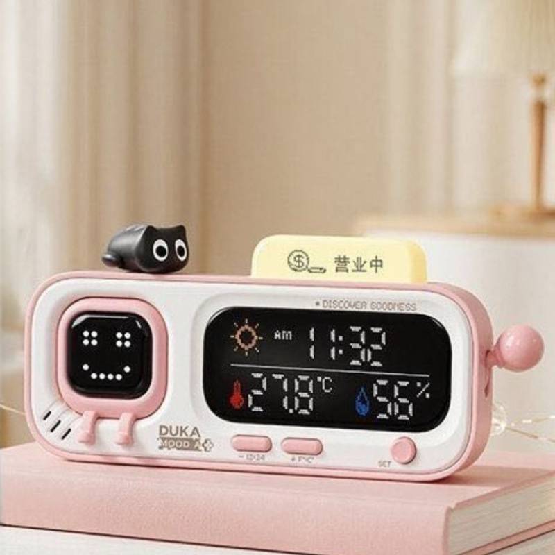 Inteligentny zegar biurkowy DU – Thermometer Digital recenzja i cena