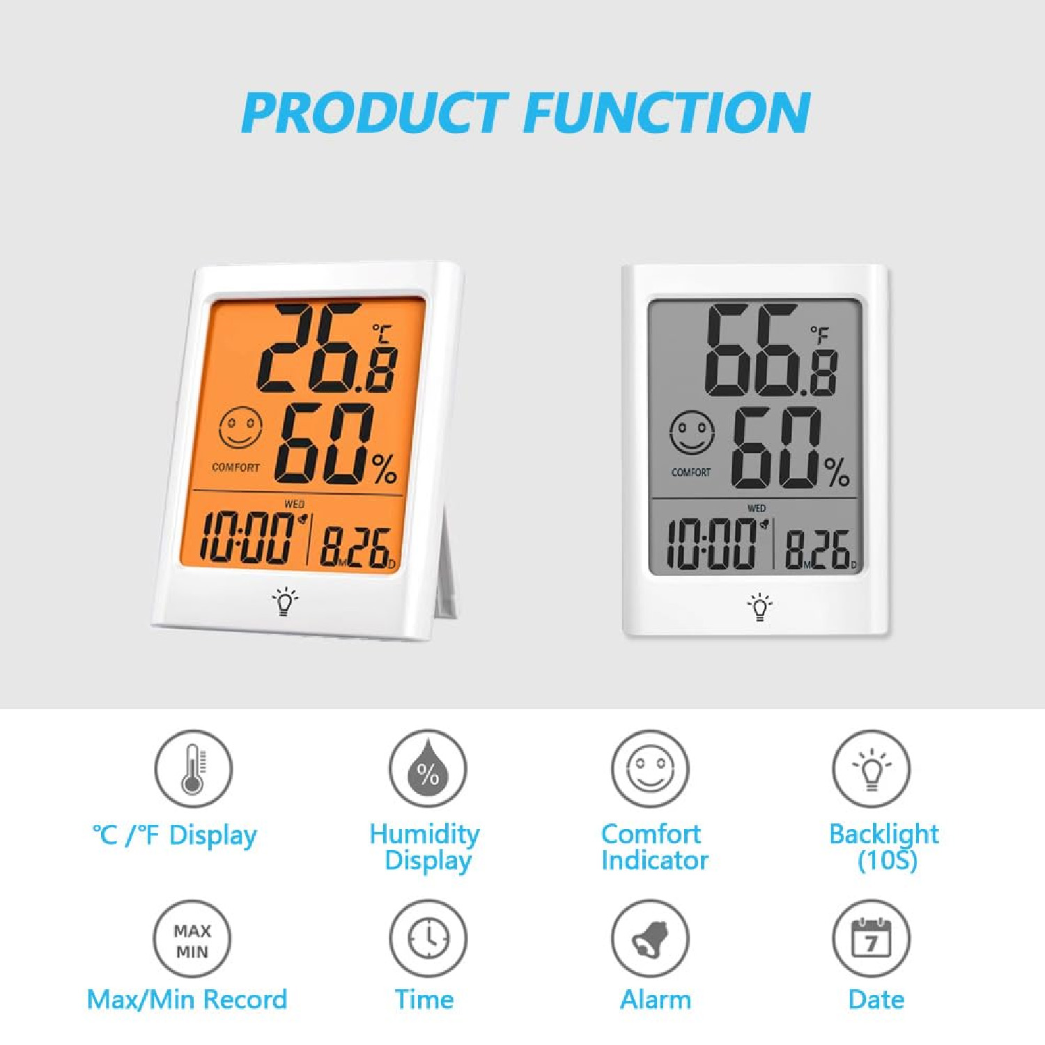 Cyfrowy termometr i higrometr  – Thermometer Digital recenzja i cena